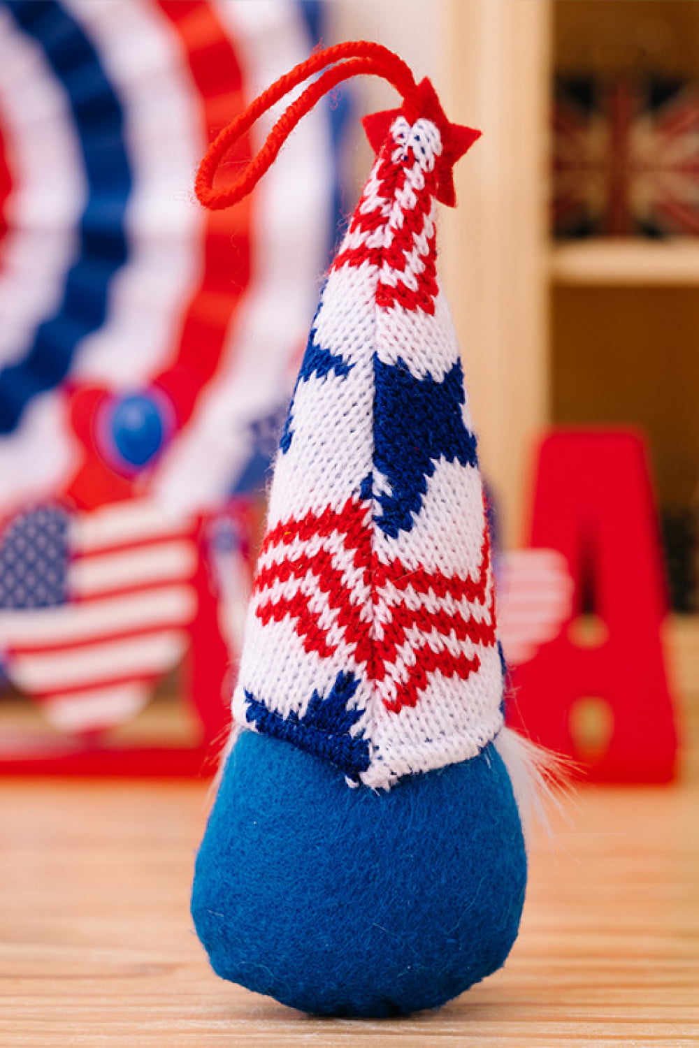 4-Piece Independence Day Knit Hanging Gnomes - MONLANE