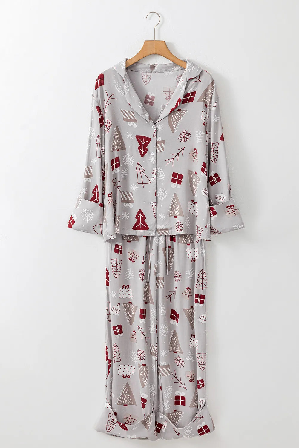 Printed Long Sleeve Lounge Set