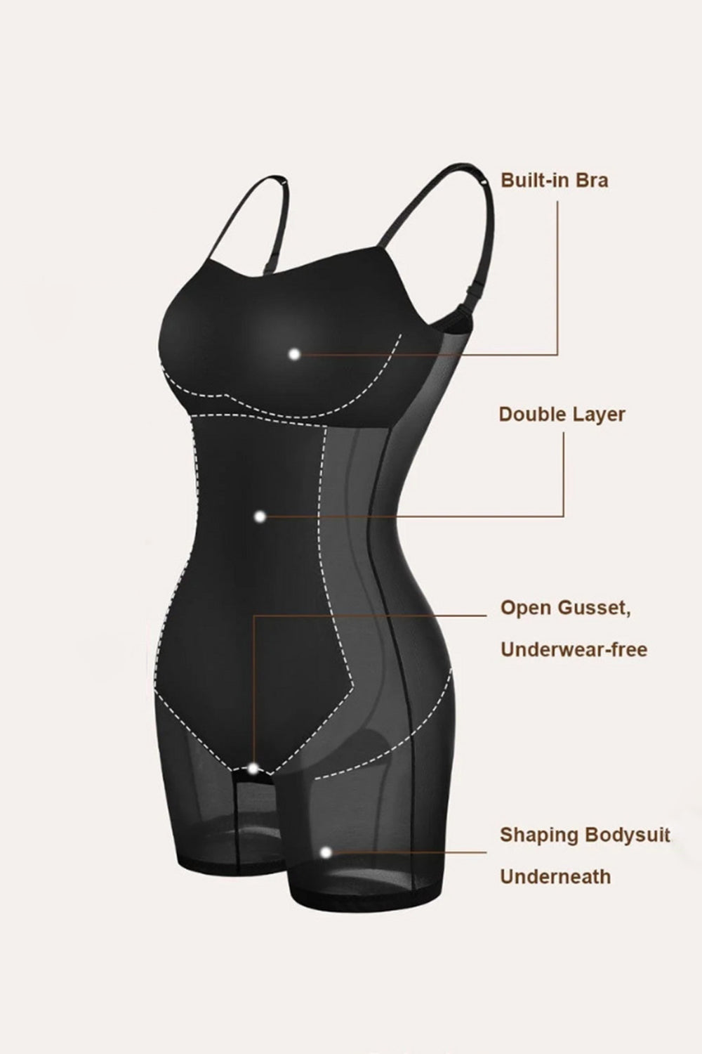 Built-In Shapewear Maxi Dress