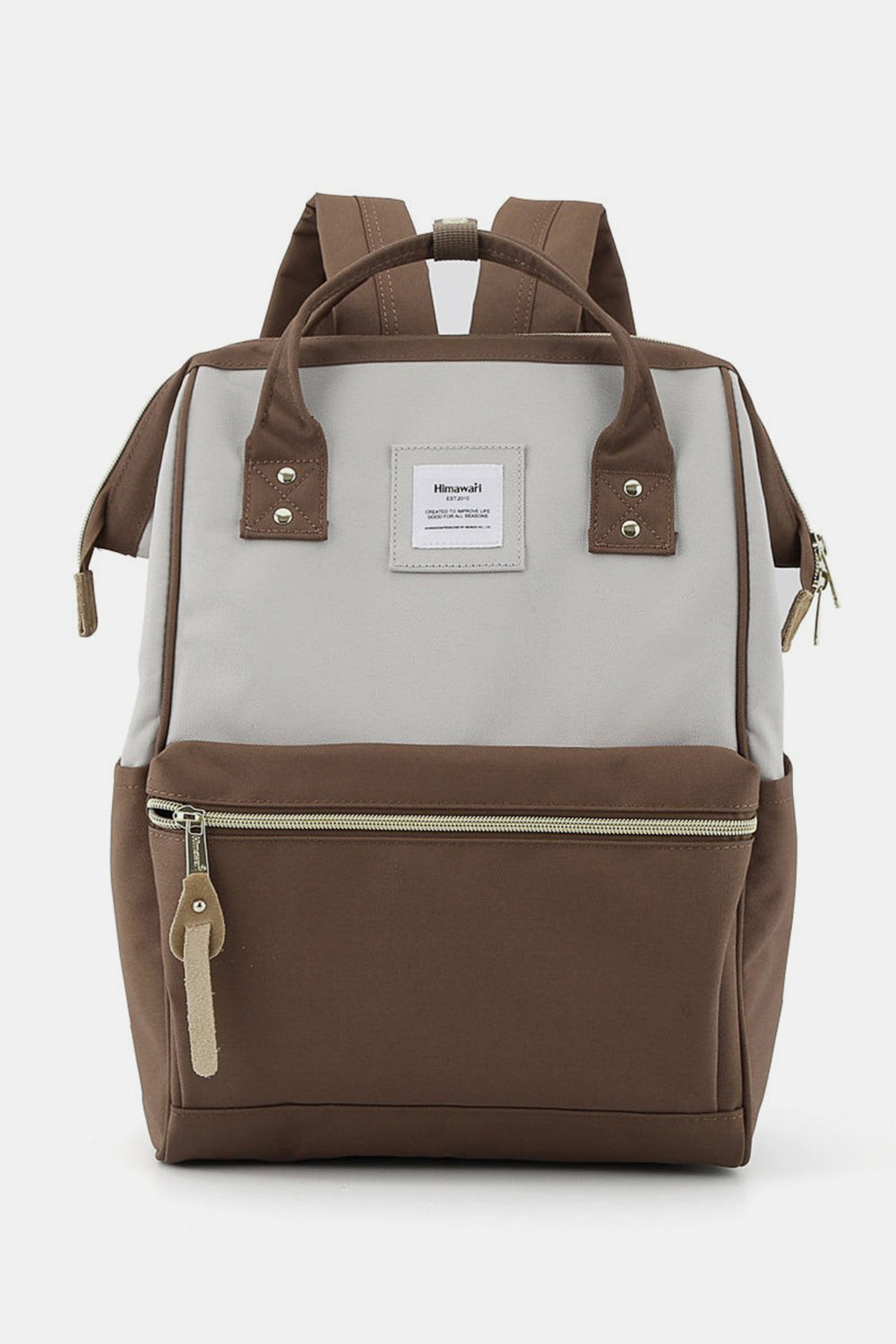 Canvas Backpack with Side Pockets