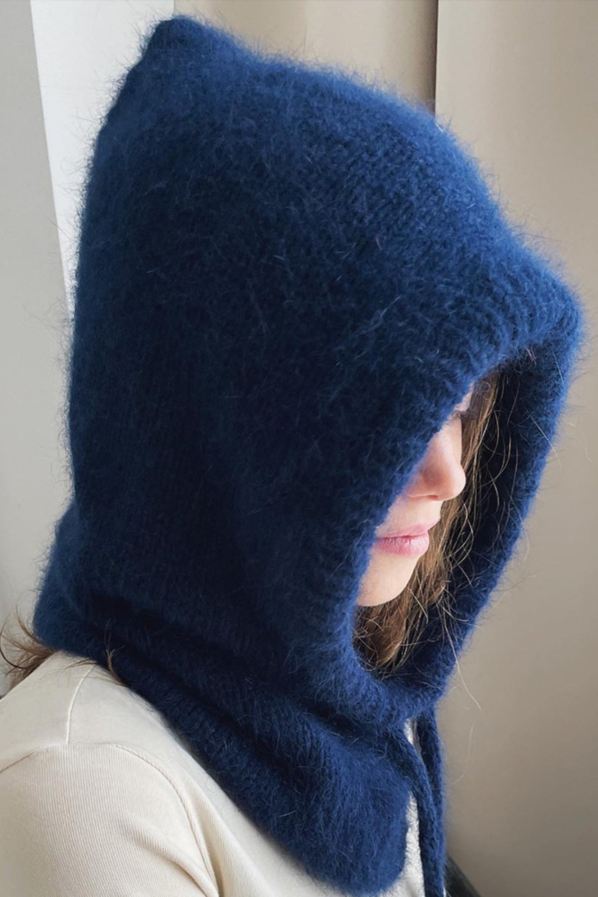 Drawstring Thermal Knit Hat