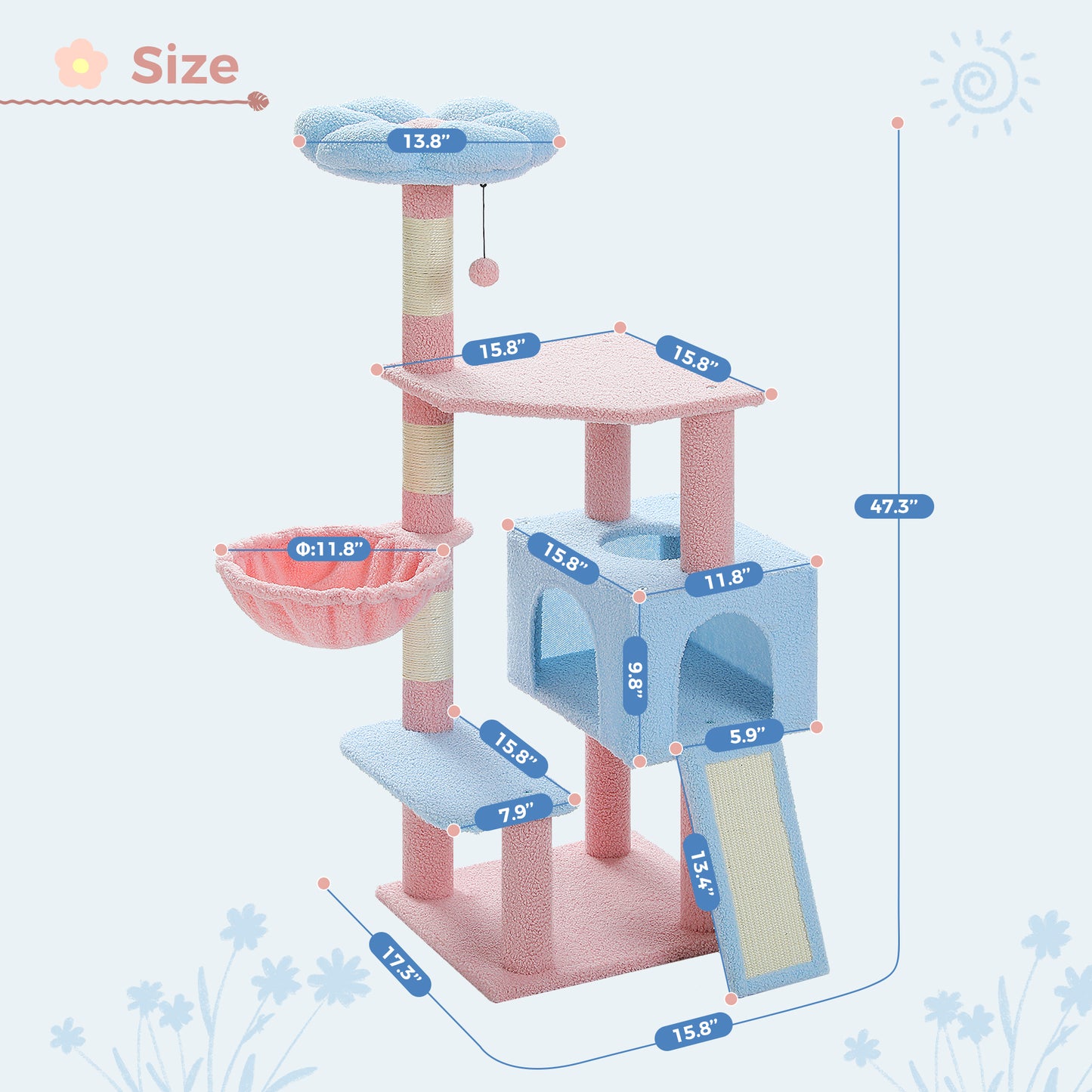 Multi-Level Cat Tower
