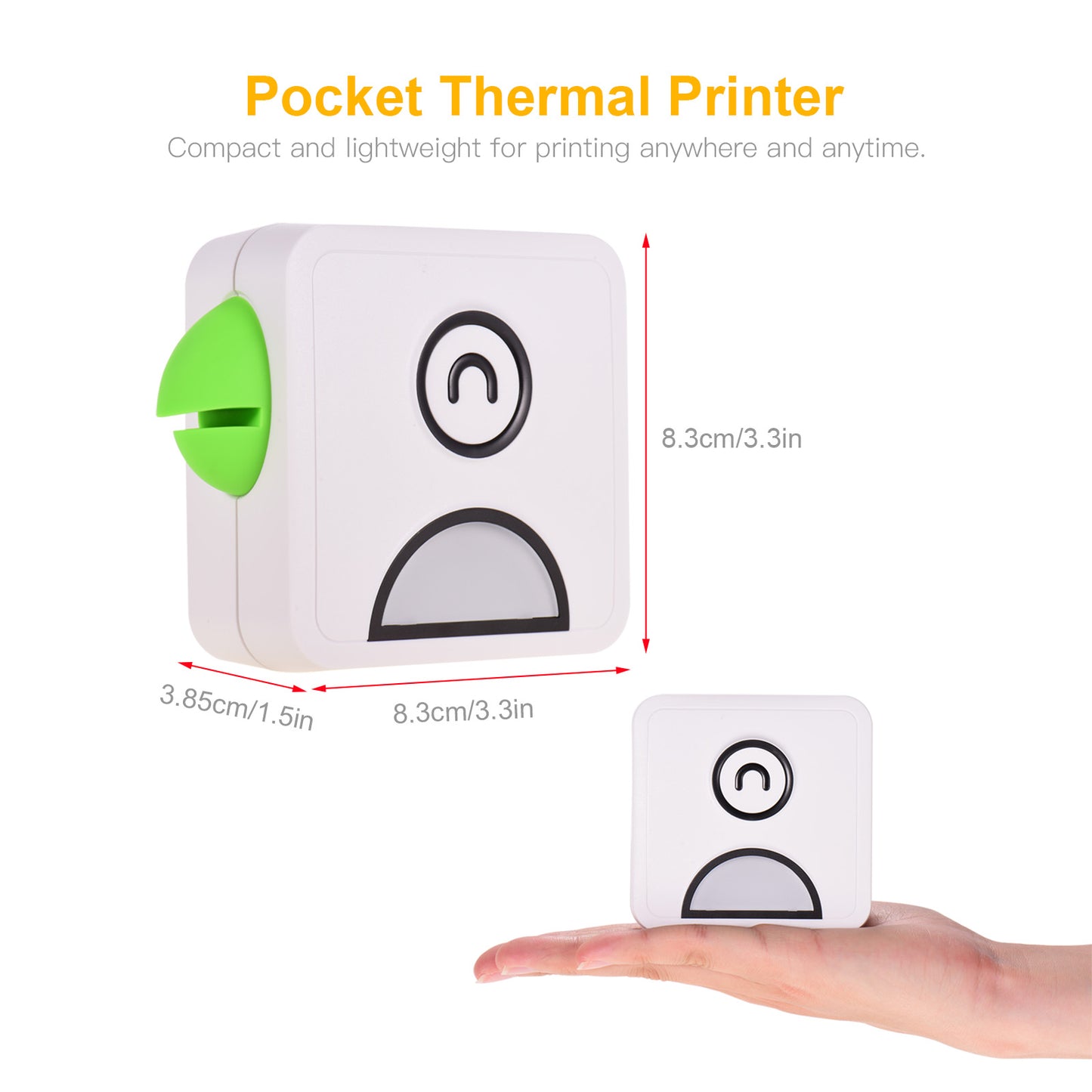 Inkless Photo Printer with Bluetooth Connection