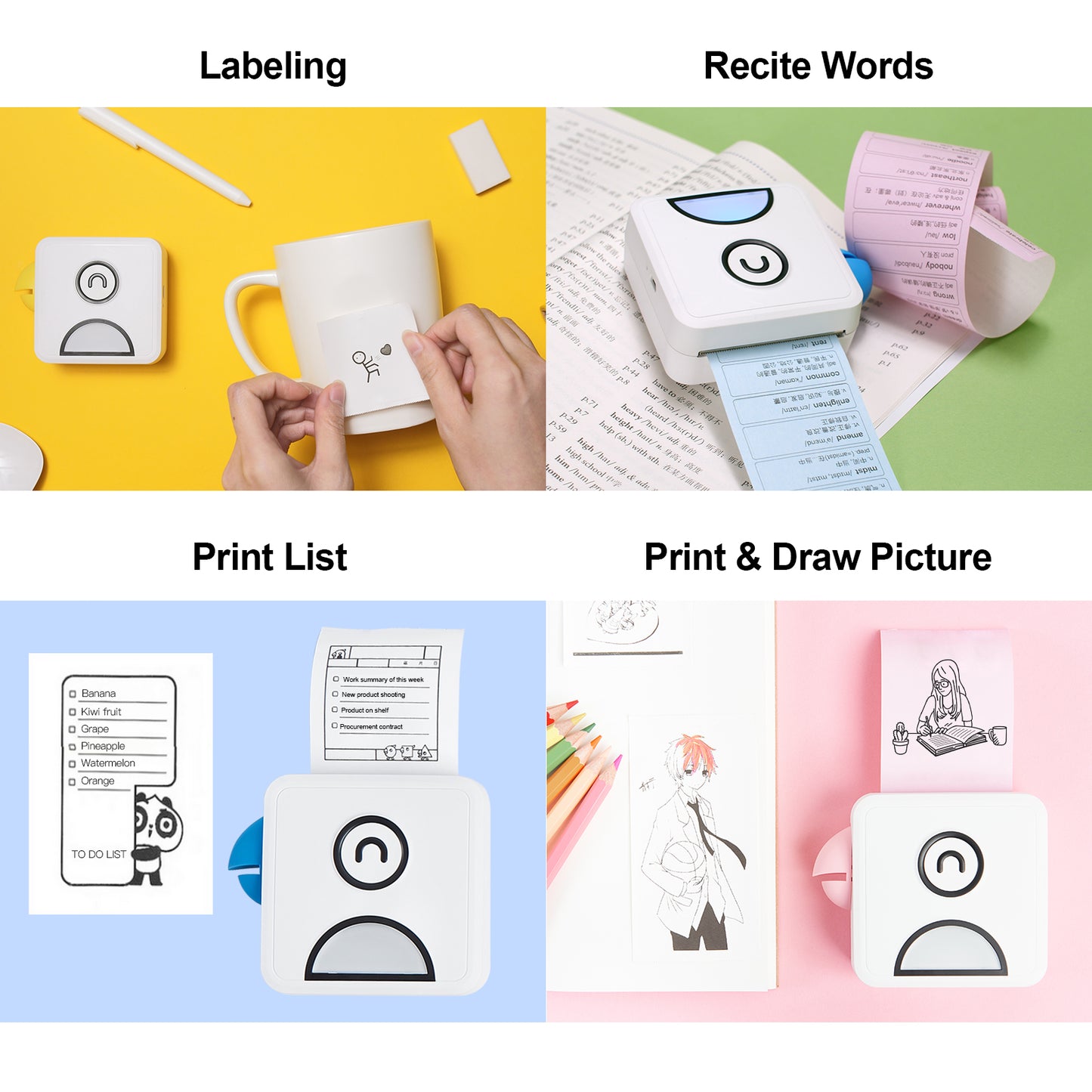 Inkless Photo Printer with Bluetooth Connection