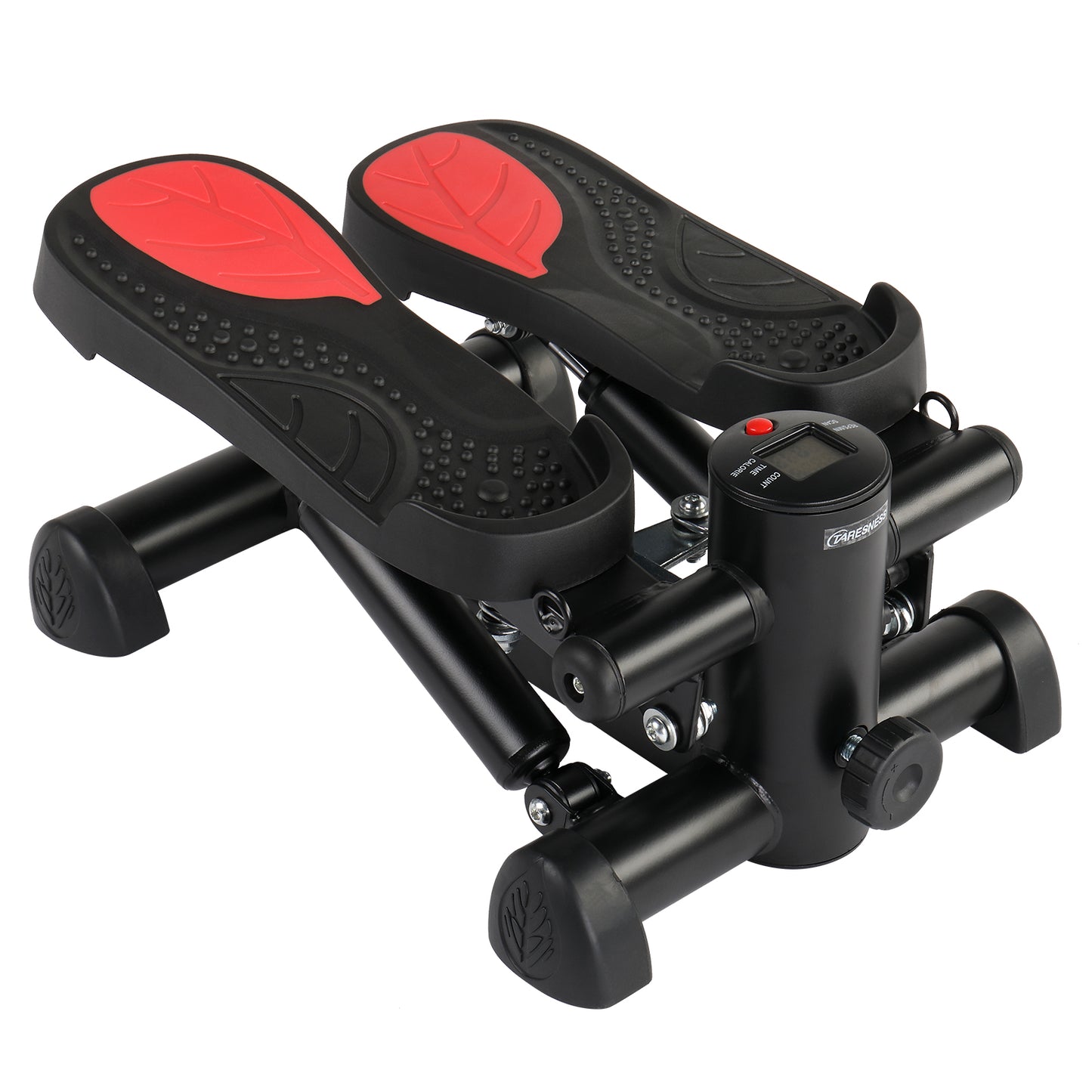 With Drawstring, Leaf Pattern Stepper, Black And Red