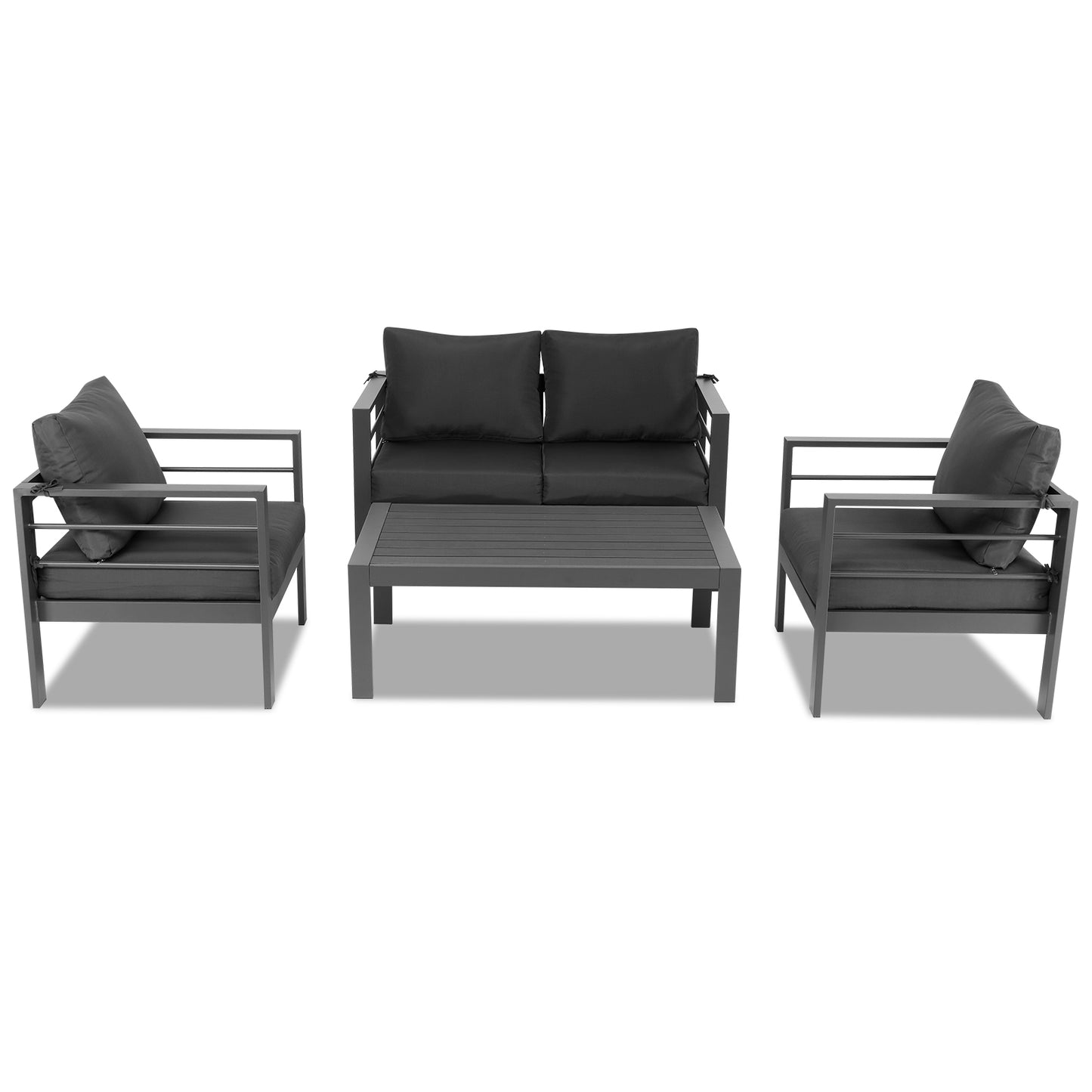 4 Pieces Modern Outdoor Sectional