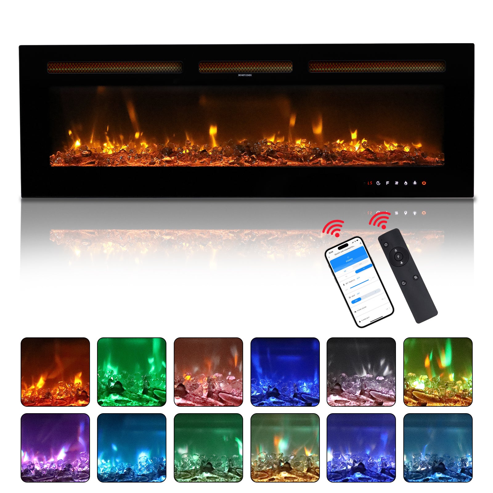 50" Smart WiFi Electric Fireplace Insert – DST Fulfillment