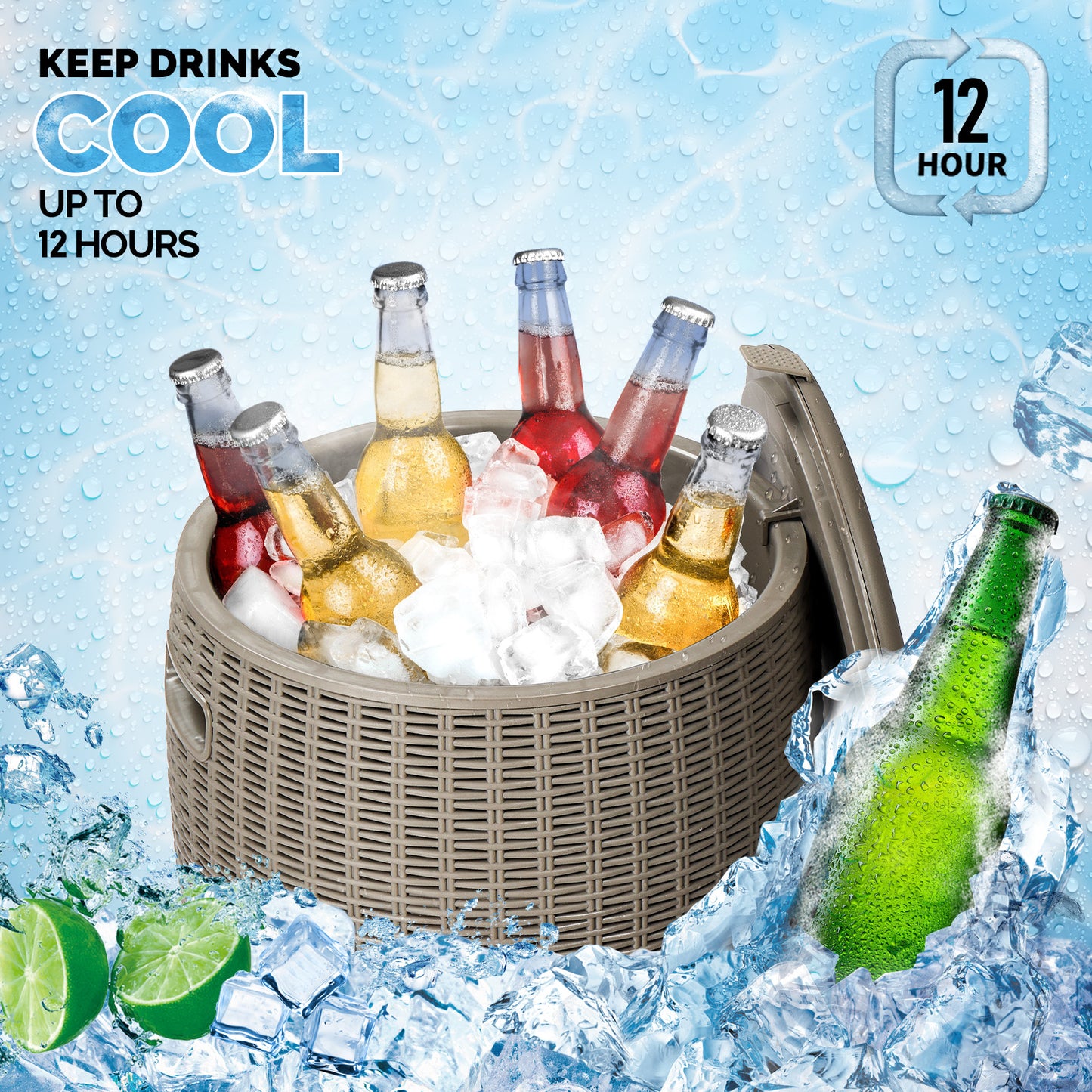 Multifunctional Outdoor Ice Cooler
