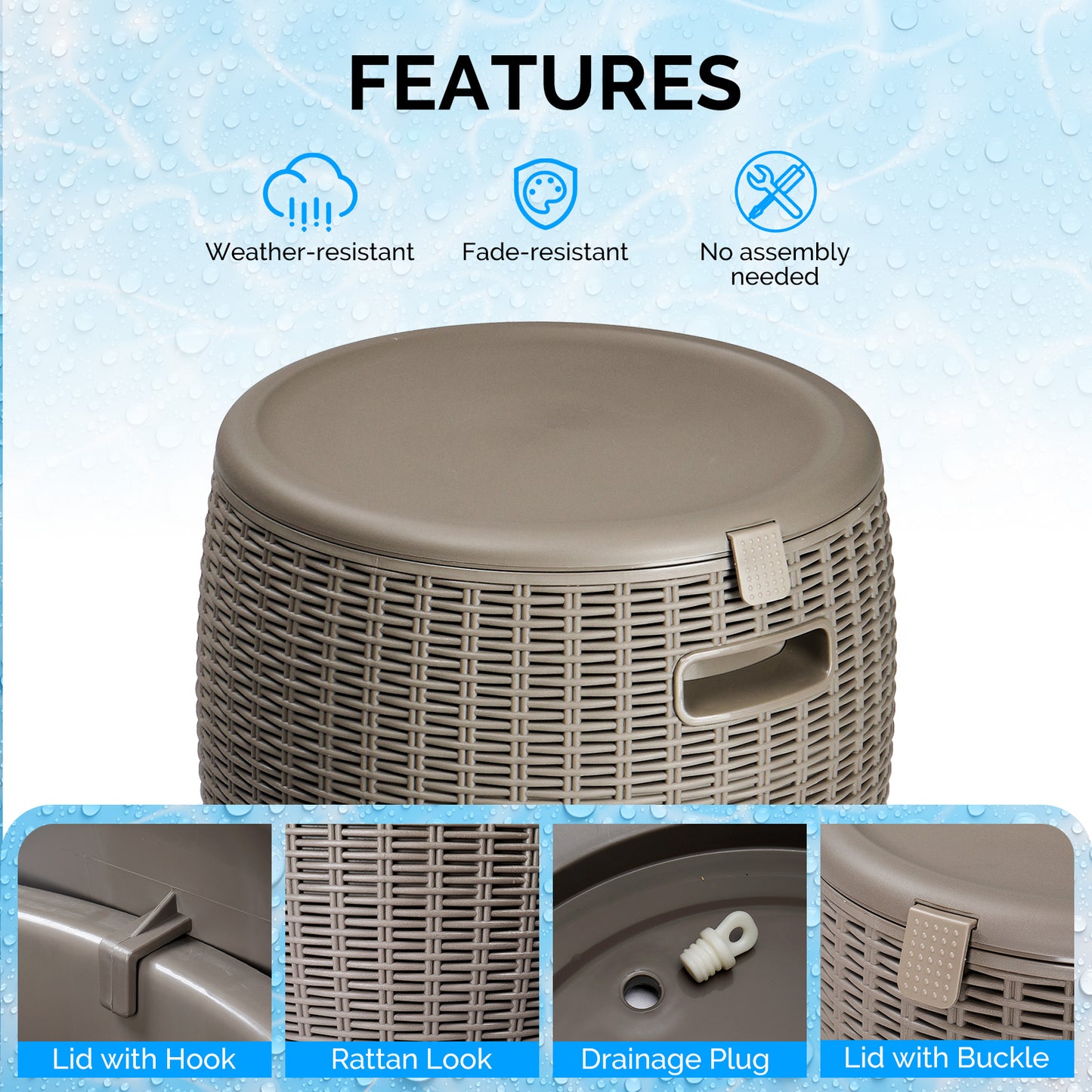 Multifunctional Outdoor Ice Cooler