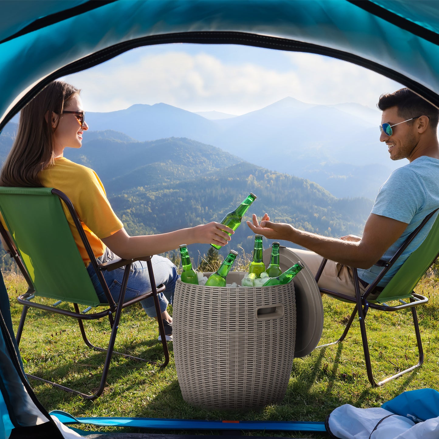 Multifunctional Outdoor Ice Cooler