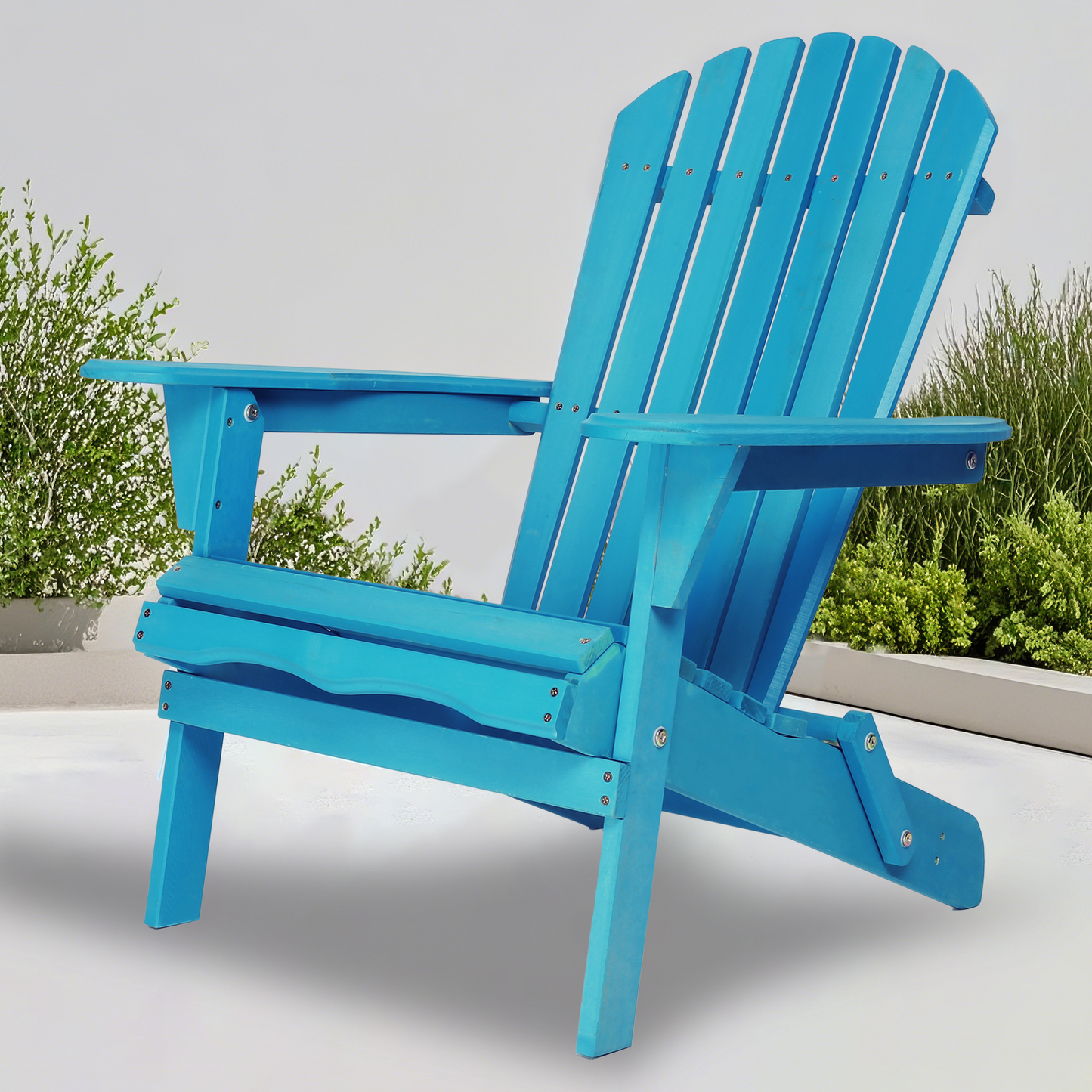Wood Lounge Patio Chair