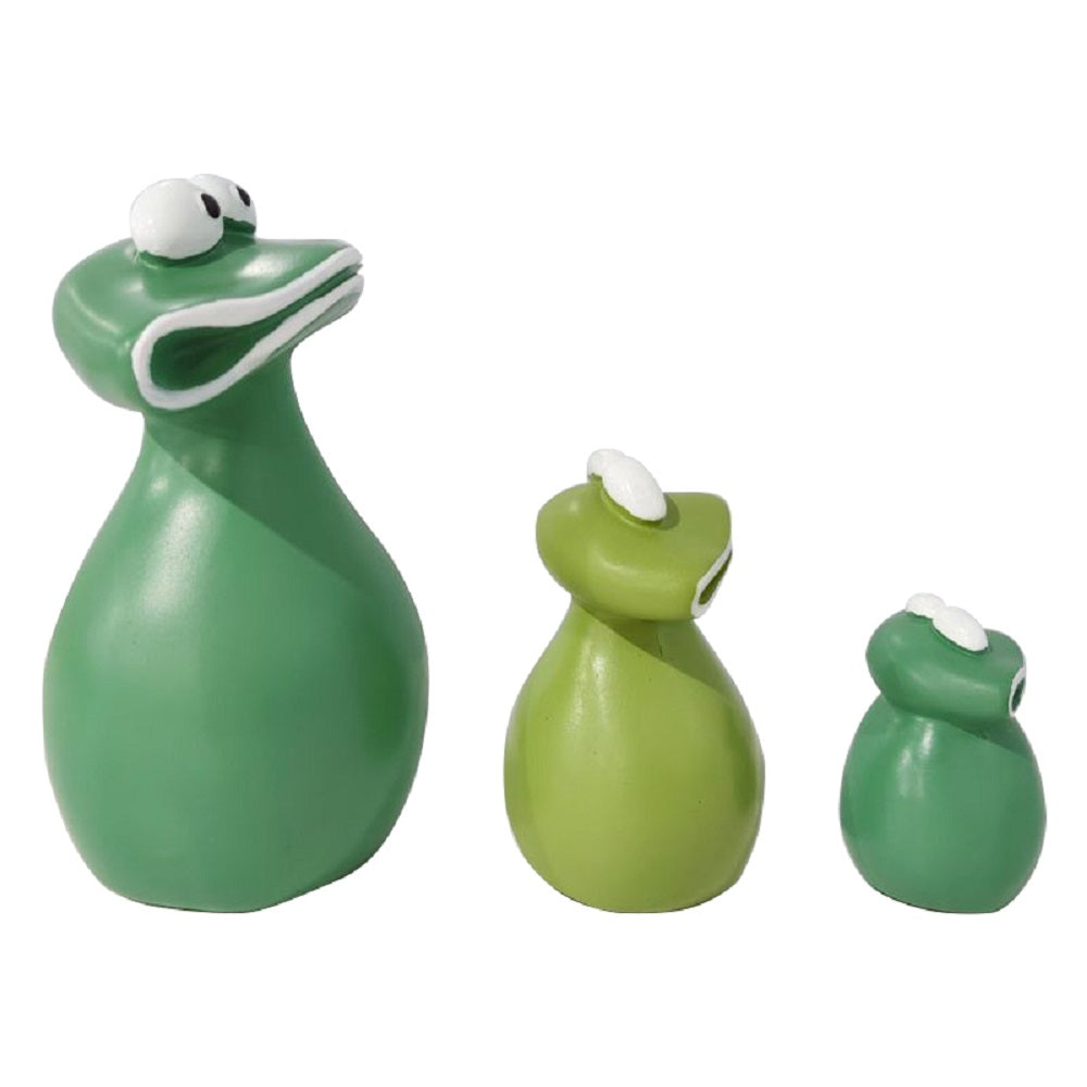 3 PCS Big Mouth Frog Garden Decoration