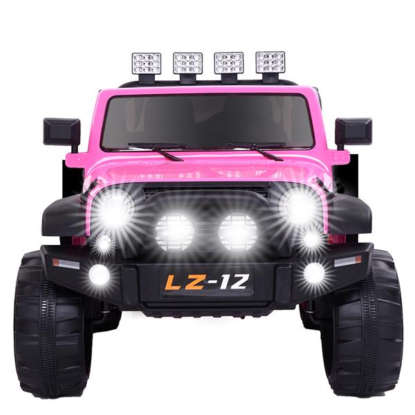 Rechargeable Kids Ride On Car Toy (Pink) - MONLANE
