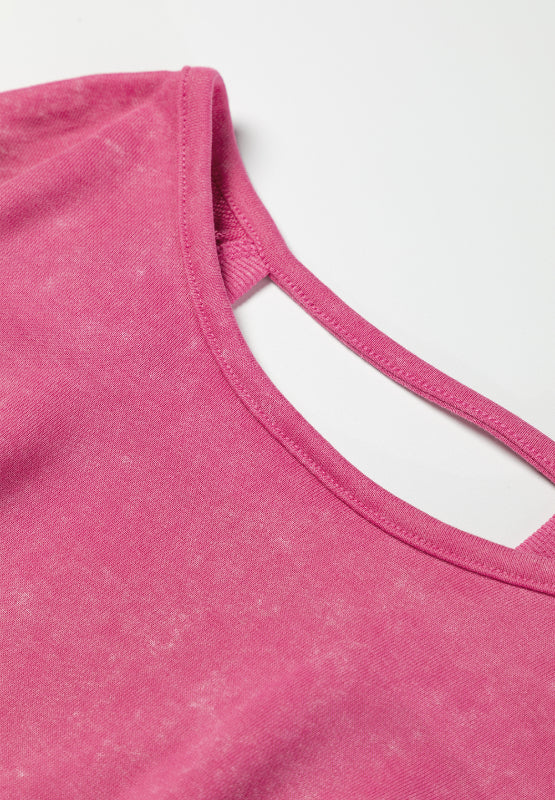 Cutout Long Sleeve Sweatshirt