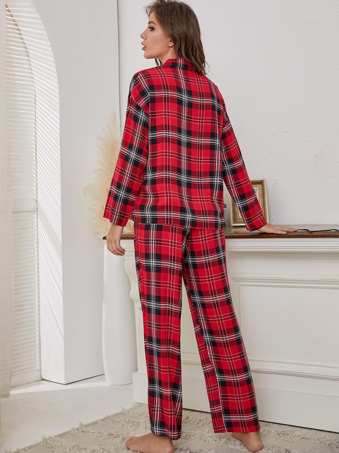 Plaid Lounge Set