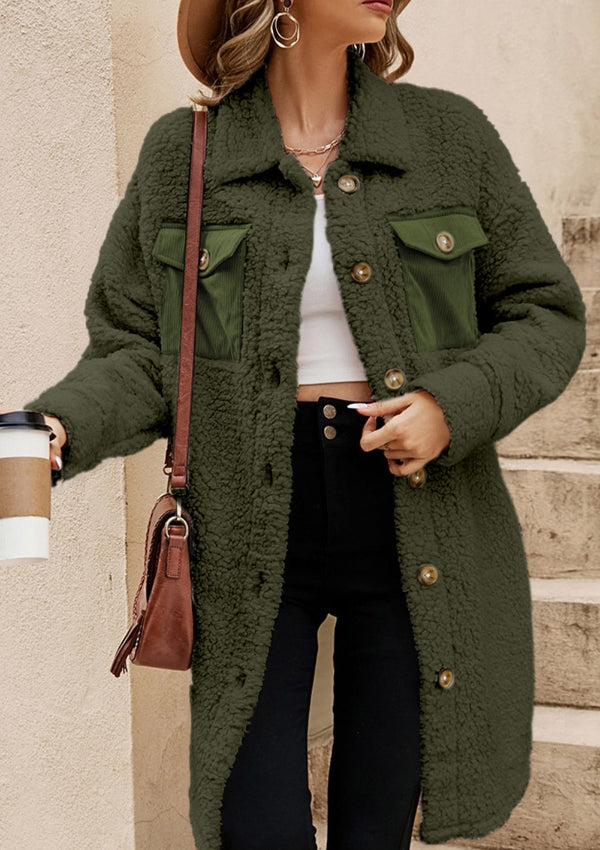 Long Sleeve Teddy Jacket