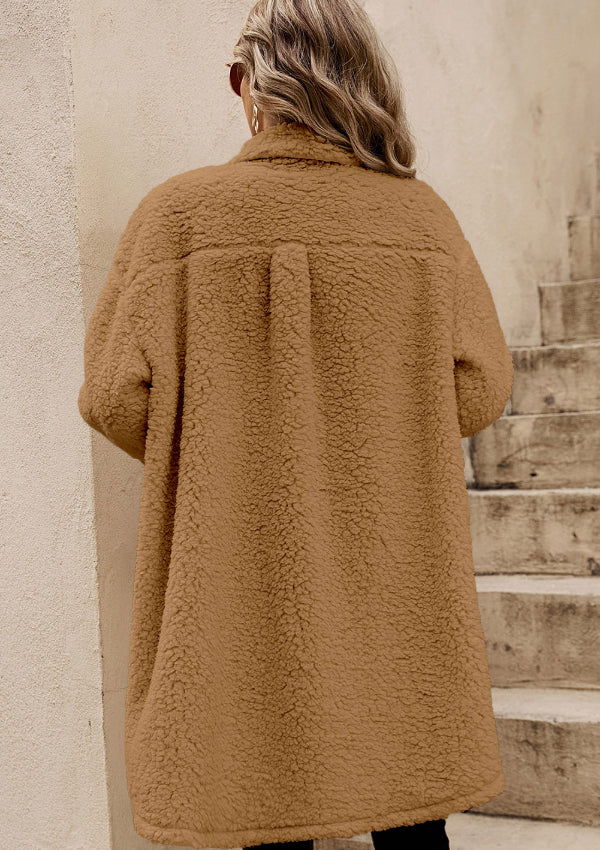 Long Sleeve Teddy Jacket
