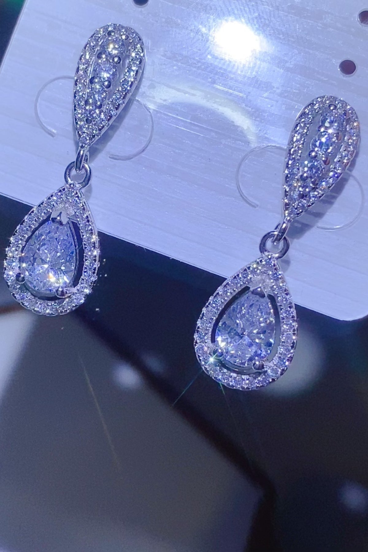 Sterling Silver Teardrop Earrings
