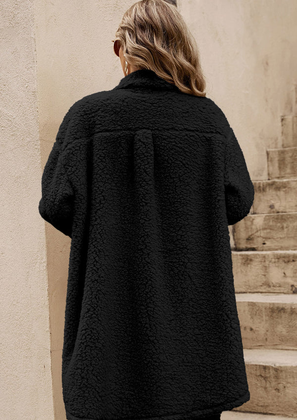 Long Sleeve Teddy Jacket