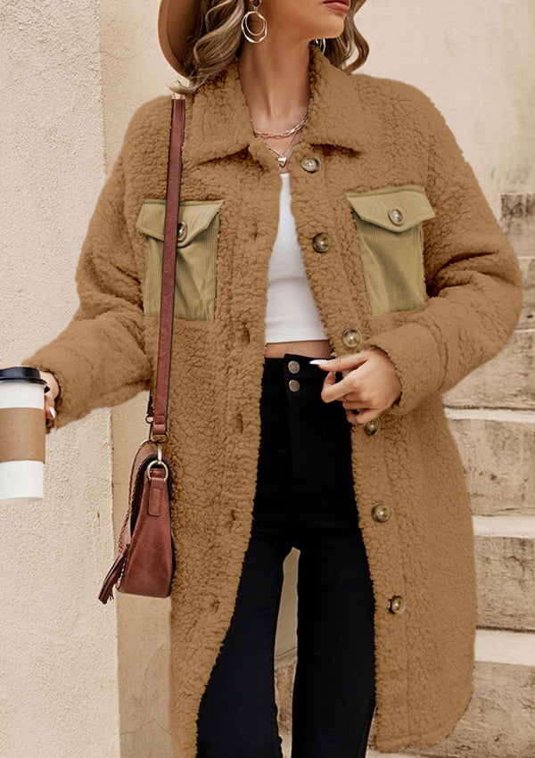 Long Sleeve Teddy Jacket