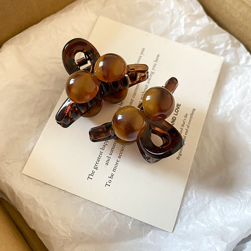 Two Tone Acrylic Hair Claw Clip
