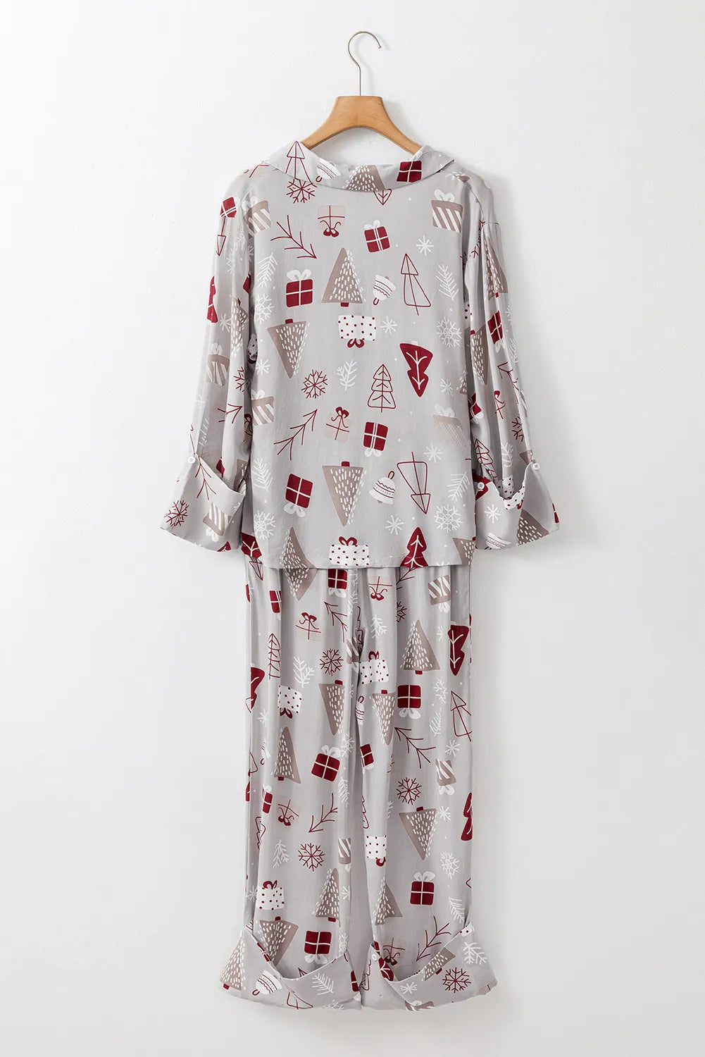 Printed Long Sleeve Lounge Set