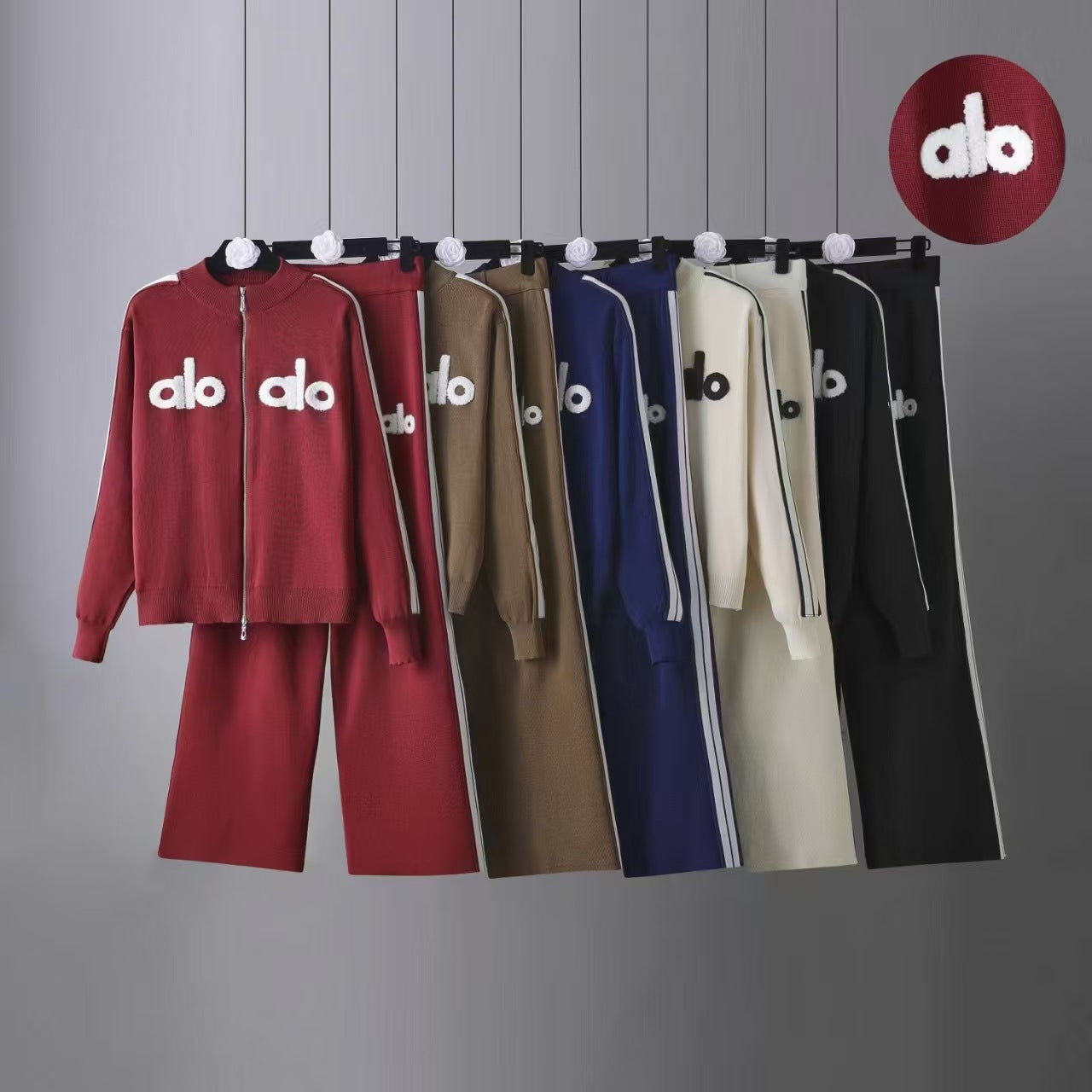 Knitted Two Piece Sports Set