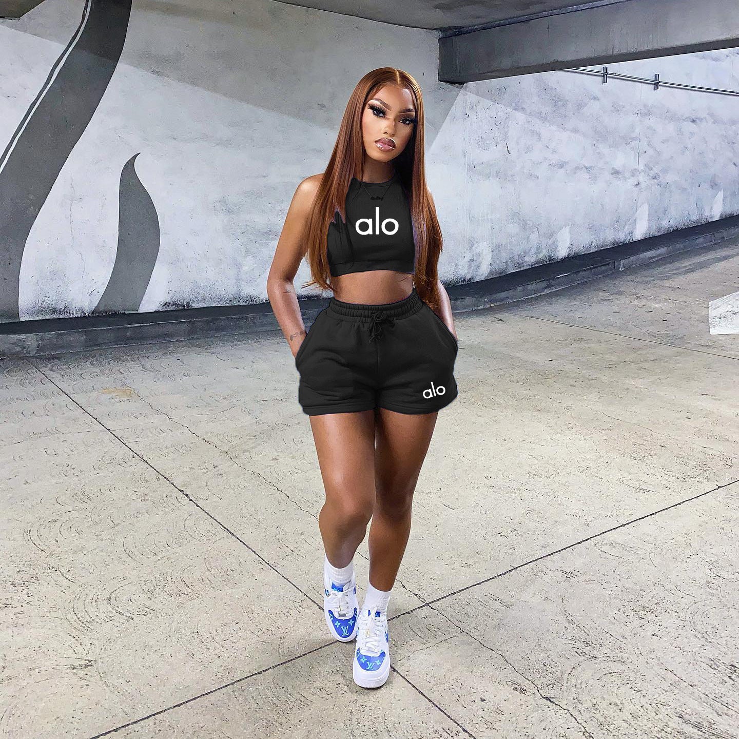 Leisure Two piece Sports Suit