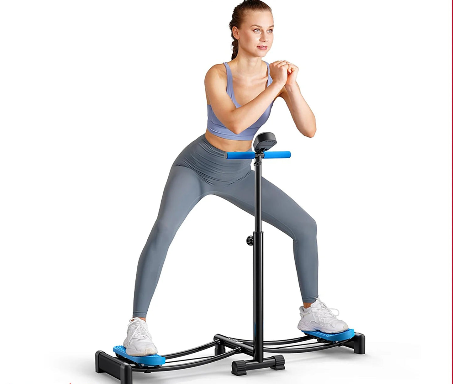 Adjustable Height Ski Exercise Machine