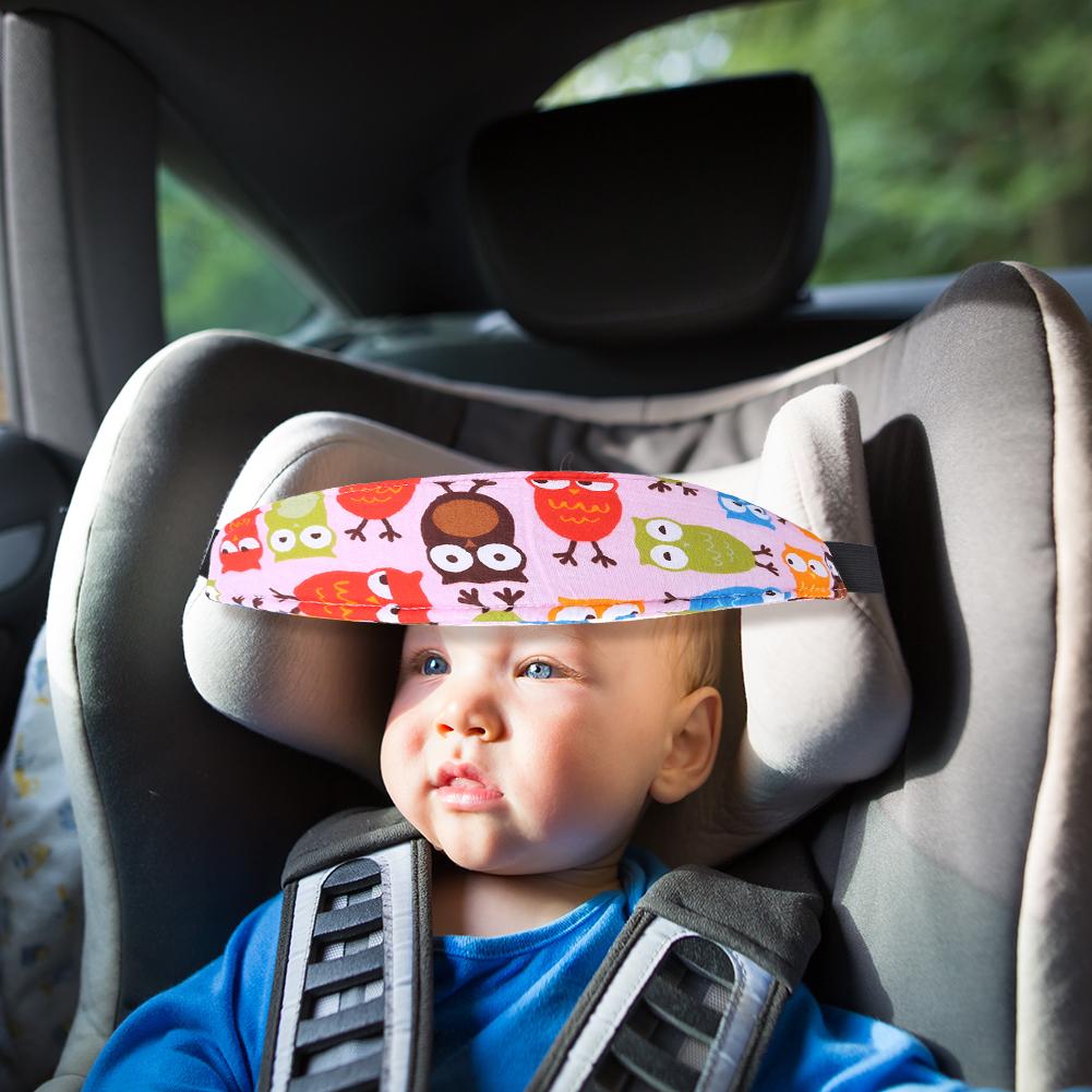 Baby Stroller Head Body Supports Infant Cars Seat Safety Sleeping Elastic Belt Kids Travel Safe Sleep Nap Aid Head Support Band - MONLANE
