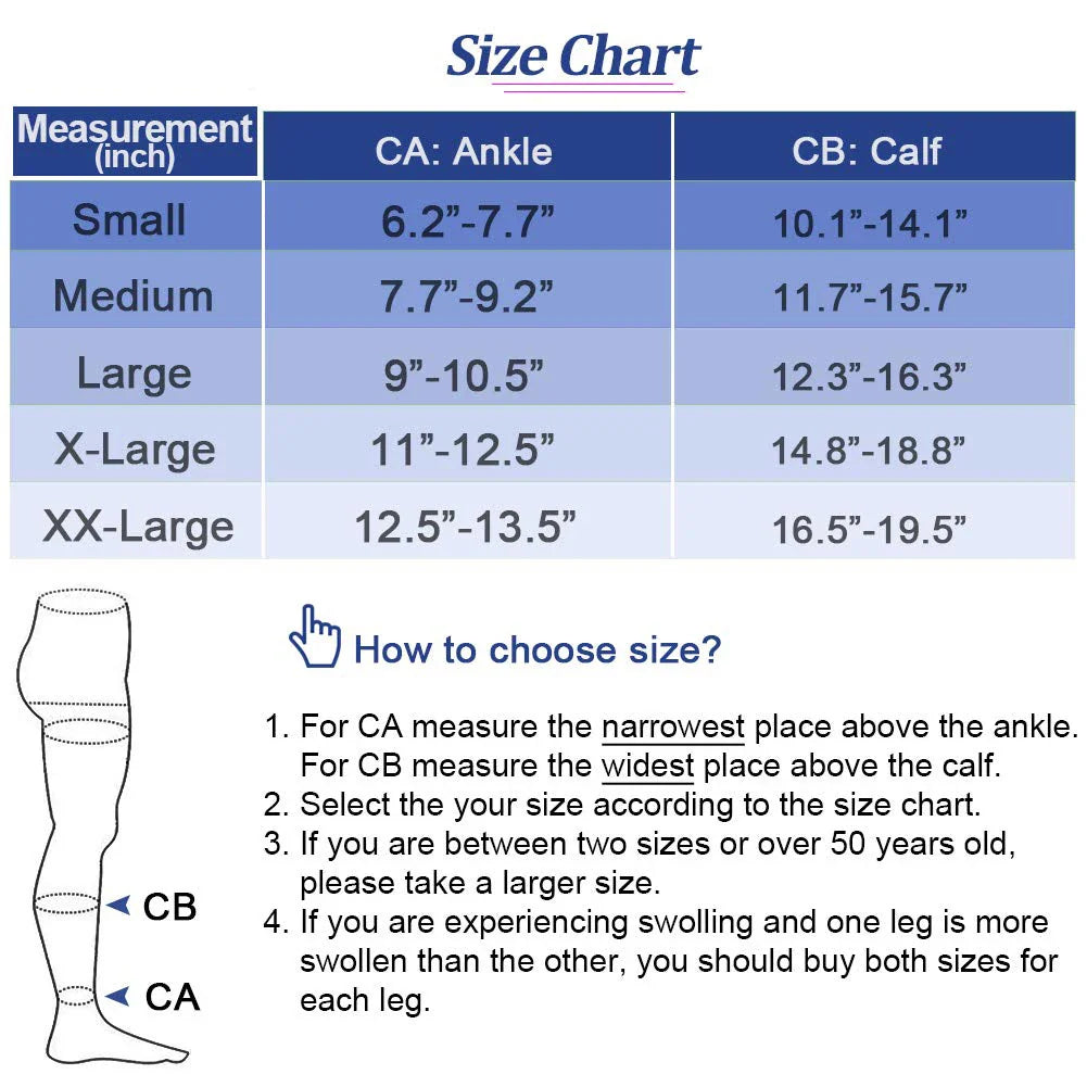 Open Toe Knee High Calf Compression Socks Women & Men - MONLANE