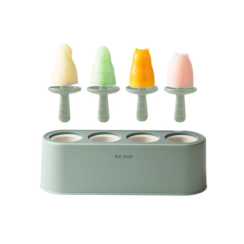 Silicone Ice Cream Pop Maker Mold