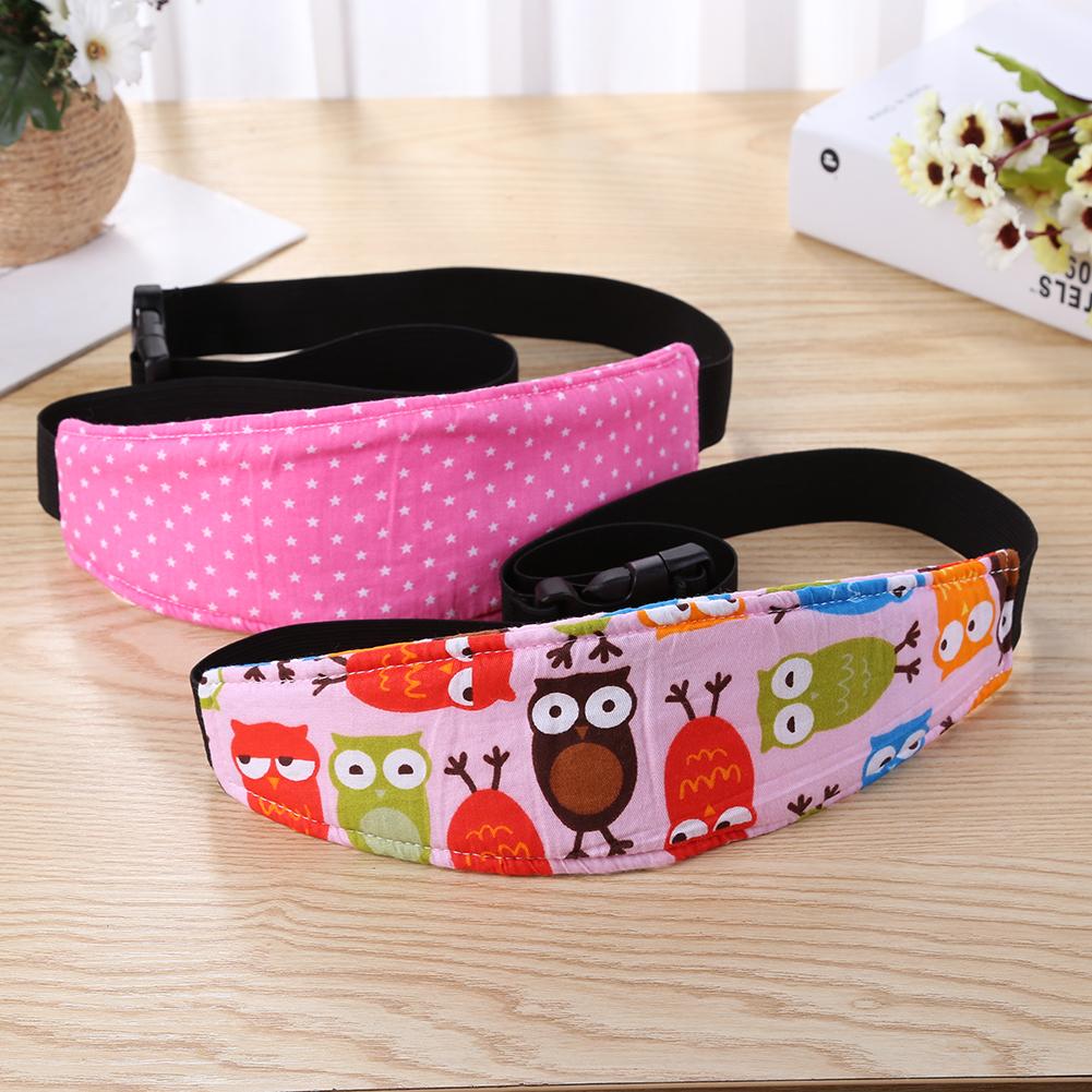 Baby Stroller Head Body Supports Infant Cars Seat Safety Sleeping Elastic Belt Kids Travel Safe Sleep Nap Aid Head Support Band - MONLANE