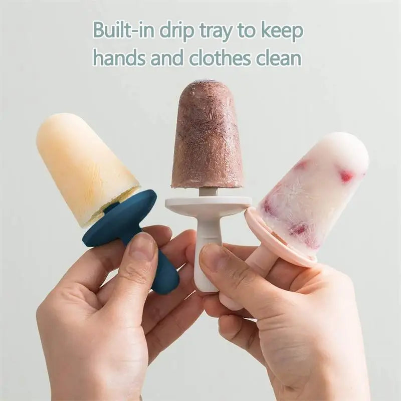 Silicone Ice Cream Pop Maker Mold