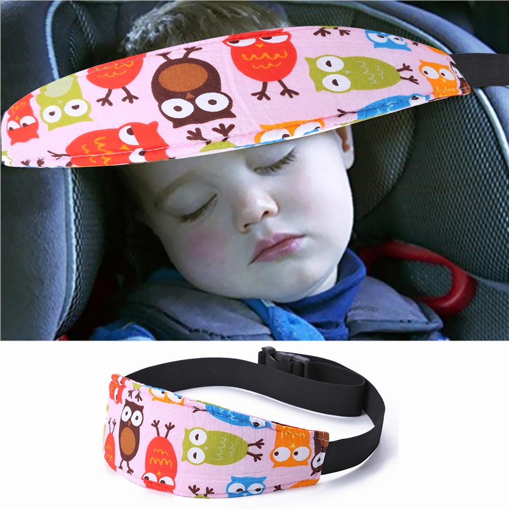 Baby Stroller Head Body Supports Infant Cars Seat Safety Sleeping Elastic Belt Kids Travel Safe Sleep Nap Aid Head Support Band - MONLANE