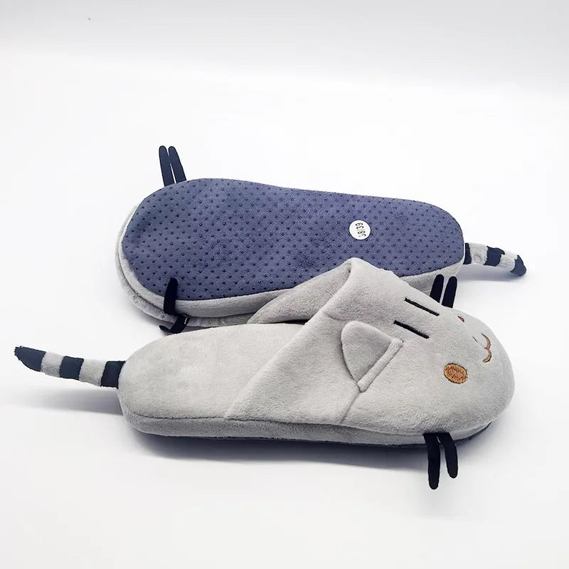 Cute Winter Fur Animal Slippers