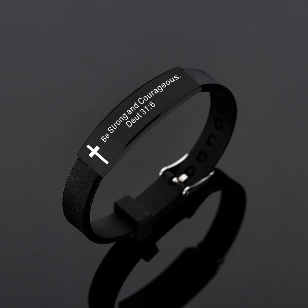 Inspirational Faith Silicone Bracelets