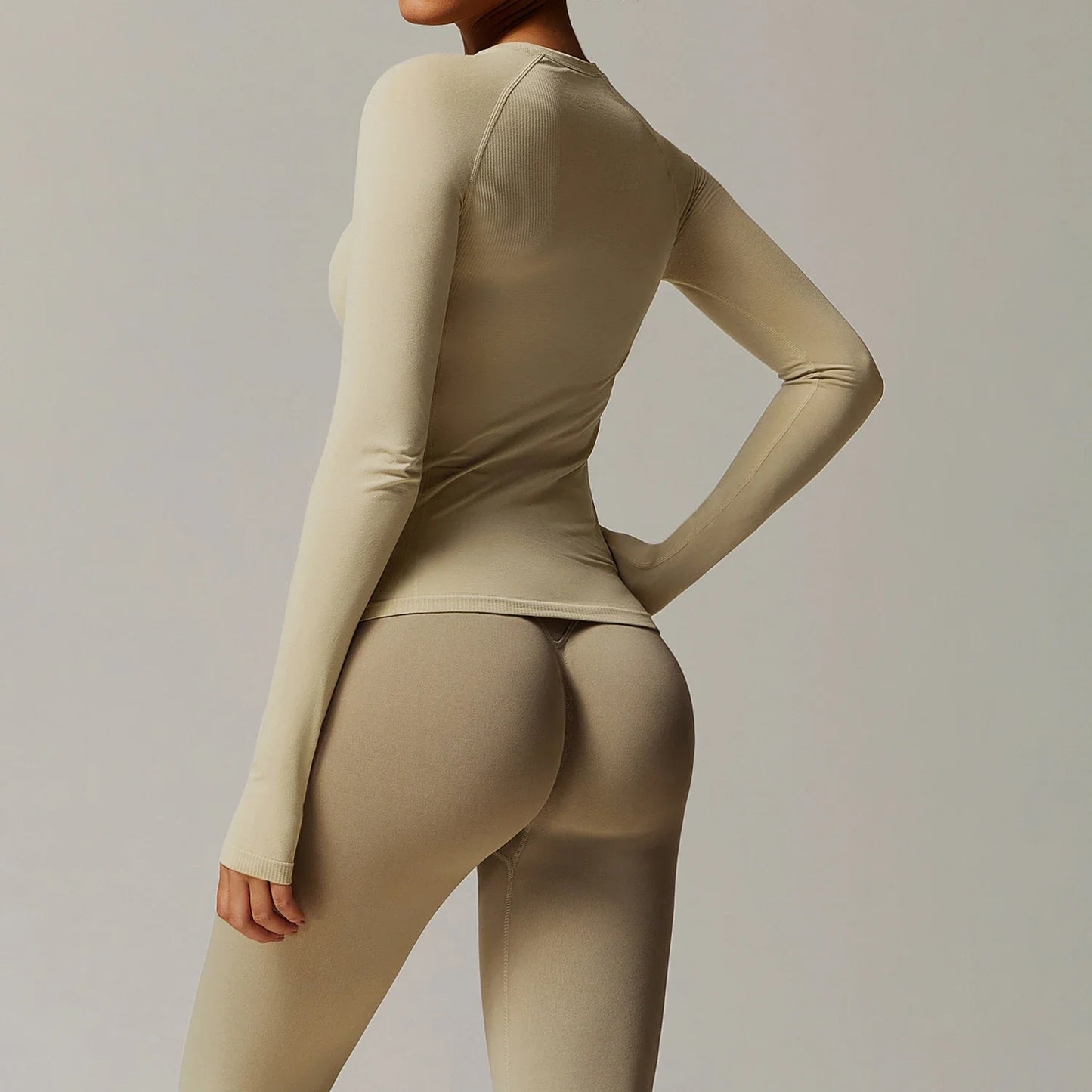 Seamless 2 Piece Fitness Leggings Set