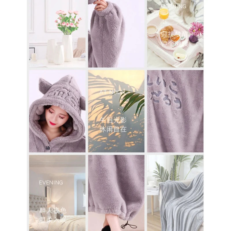 Meow Fleece Plush Blanket