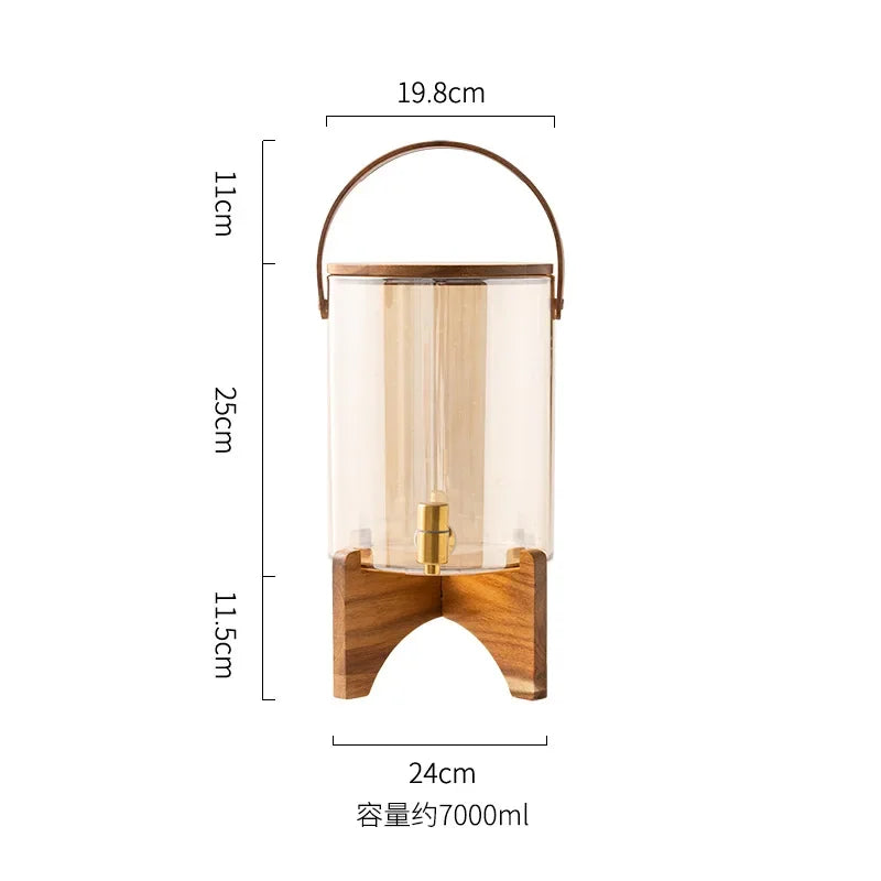High Temperature Resistant Glass Wine Fermentation Jar