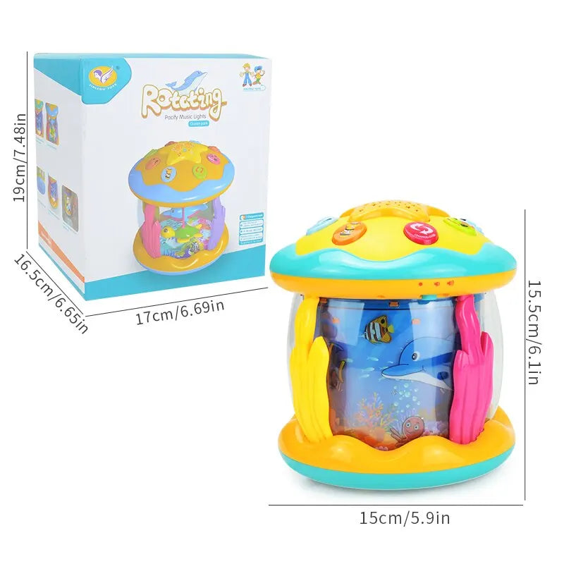 Baby tummy time toy- Ocean Rotating Projector - MONLANE
