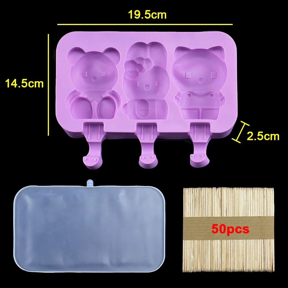 DIY Ice Cream Silicone Molds