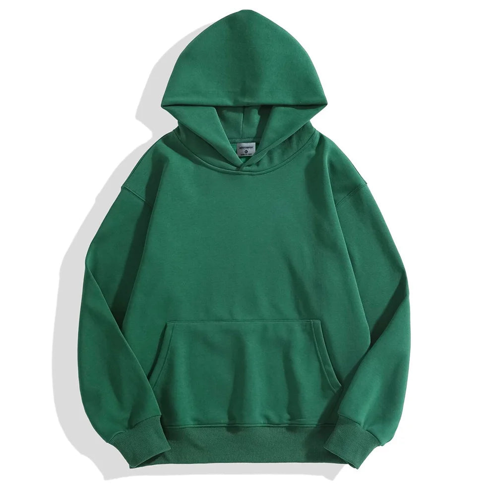 Cotton Plus Velvet Hooded Sweater