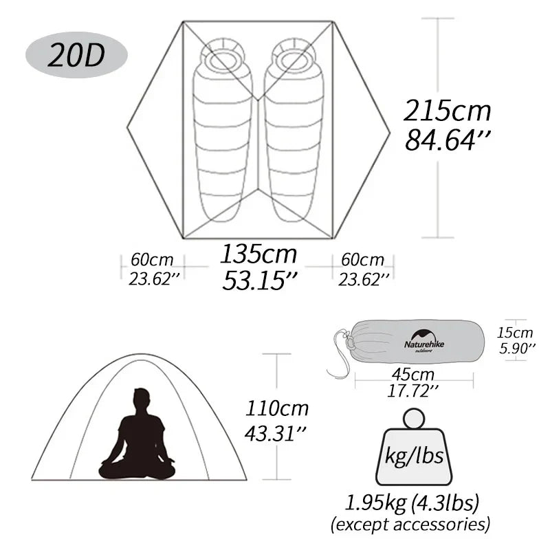 waterproof Camping Tent - MONLANE