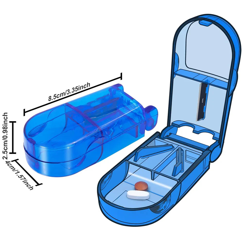 Pill Splitter with Retracting Blade Guard - MONLANE