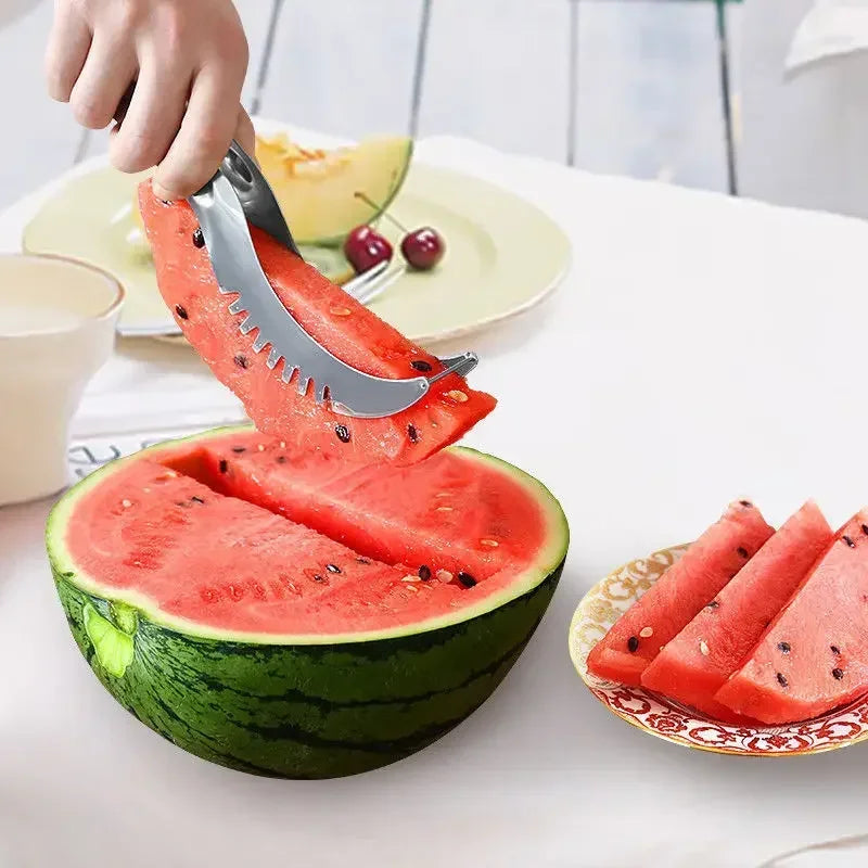 Watermelon Cutter Stainless Steel Salad Fruit Slicer - MONLANE