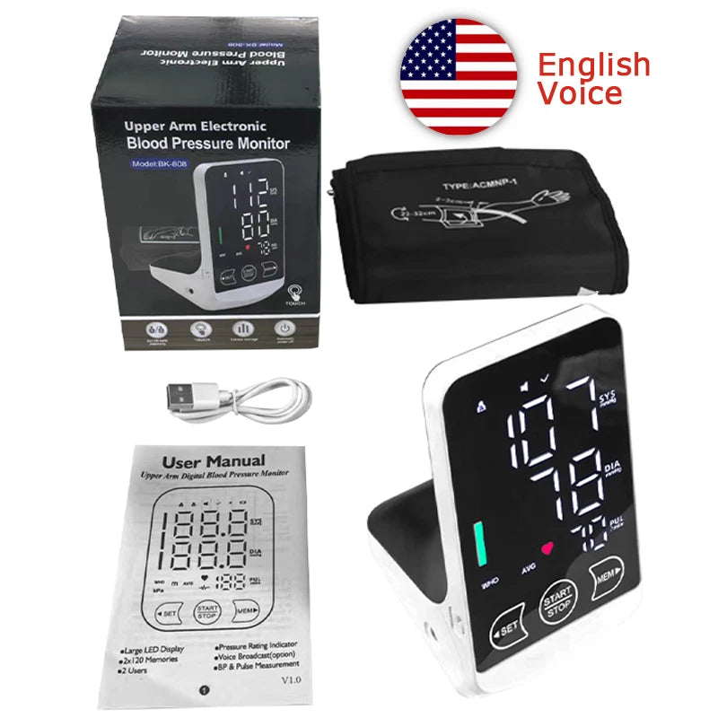 Voice command Blood Pressure Monitor