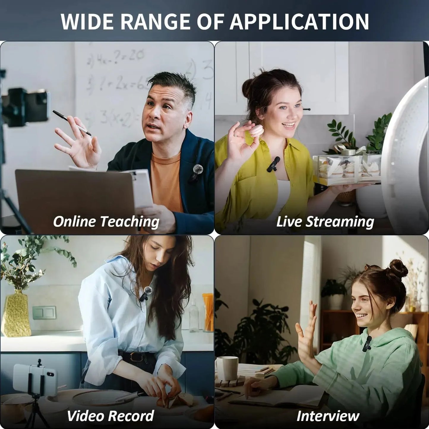 Wireless Lavalier Mic for iPhone