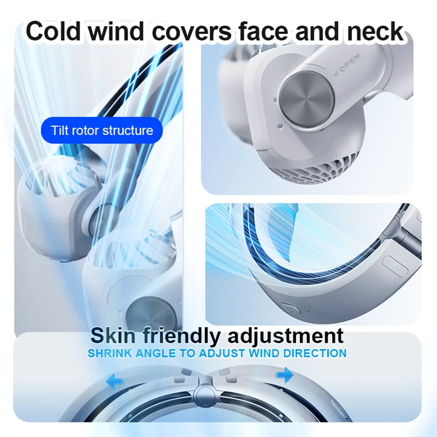 Wearable Neck Fan Portable Air Conditioner - MONLANE