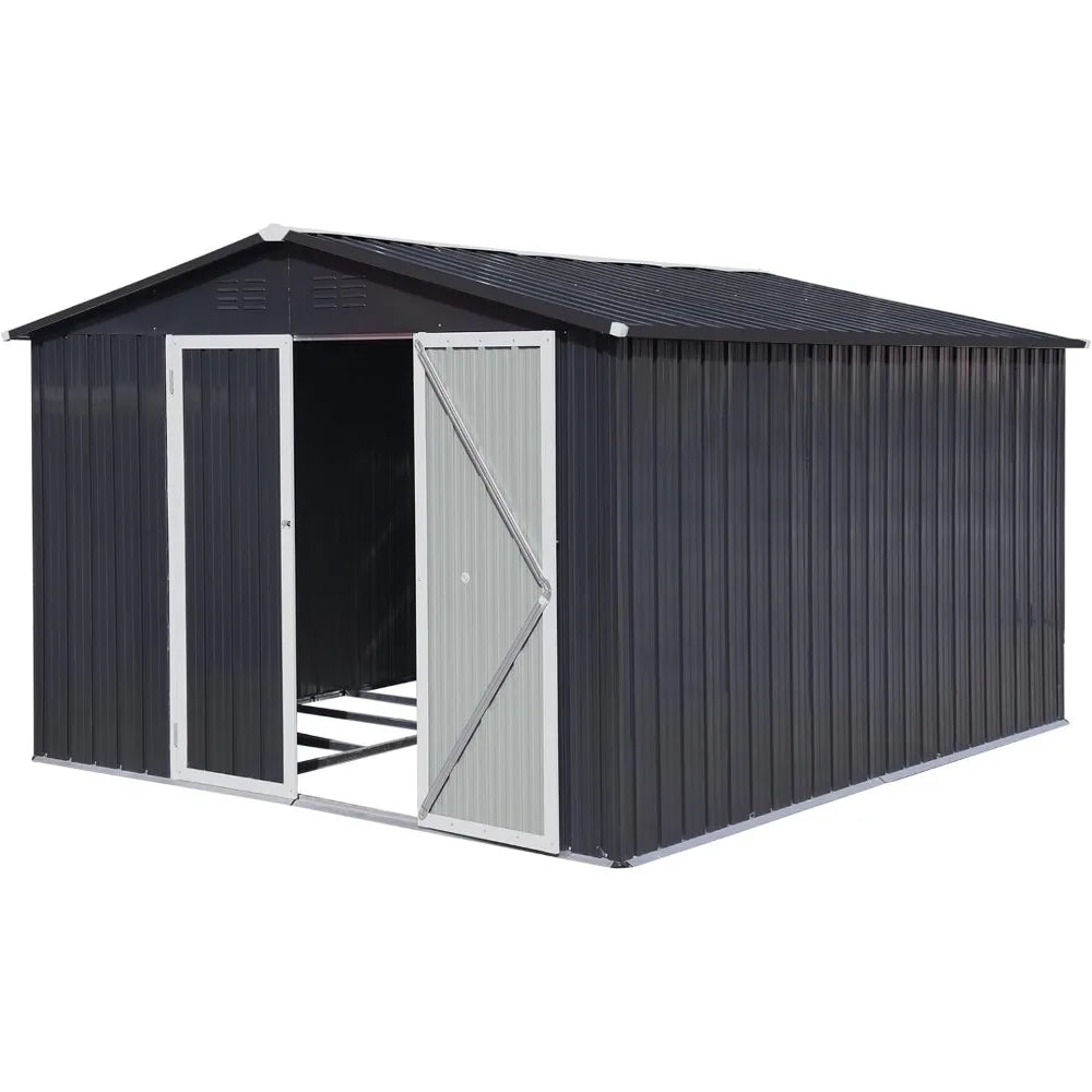 Metal Outdoor Storage Storage shed - MONLANE